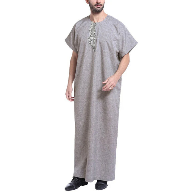 Liquette Homme Manche Courte Grise