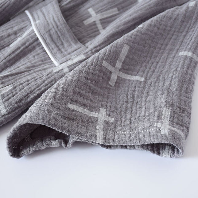 Miesten Harmaa Kennokuvioinen Lyhyt Pyjama