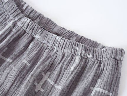 Miesten Harmaa Kennokuvioinen Lyhyt Pyjama