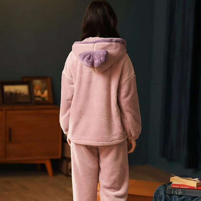 Naisten Hupullinen Pehmoinen Pyjama