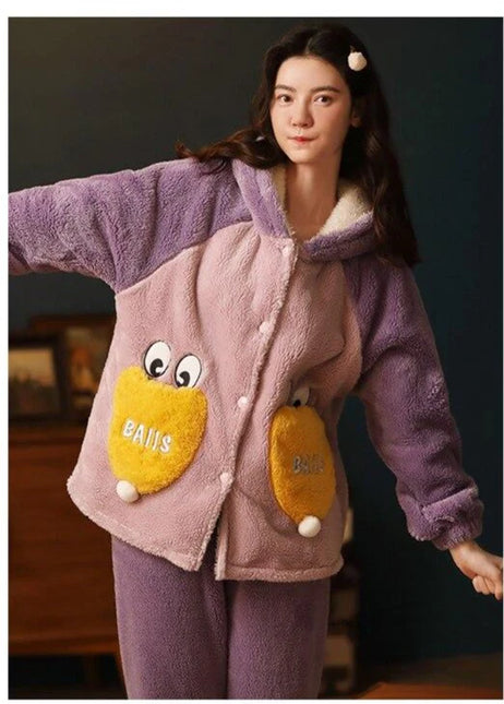 Naisten Erittäin Pehmeä Pehmoinen Pyjama
