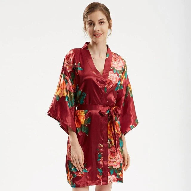 Kimono Court Rouge-Peignoir Avenue