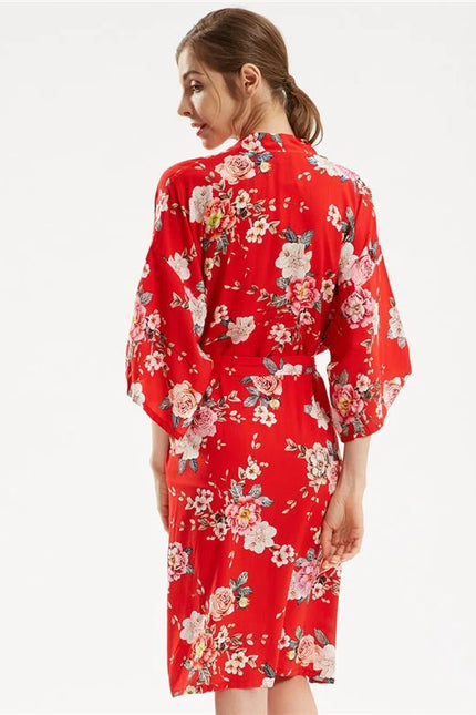 Naisten Satiini Kimono