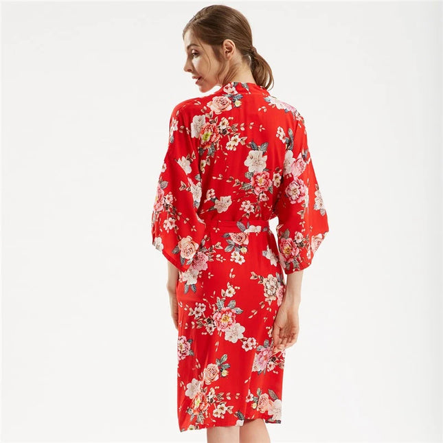 Naisten Satiini Kimono