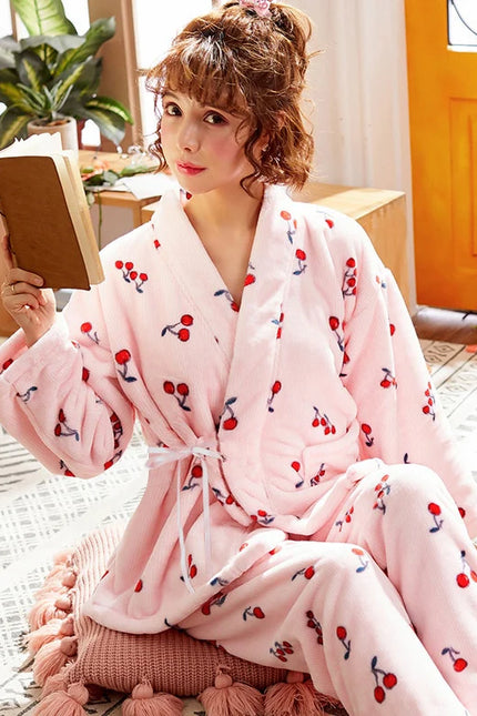 Naisten Kirsikka Pyjama
