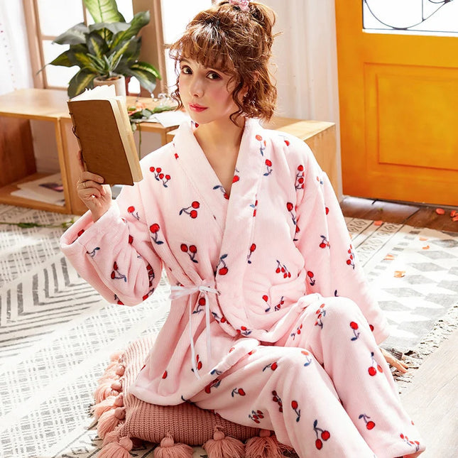 Naisten Kirsikka Pyjama