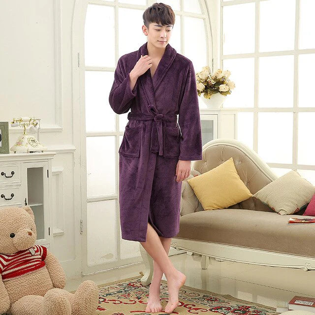 Peignoir De Bain Doux Homme