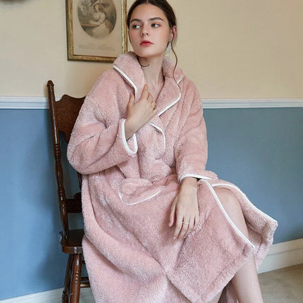 Robe de Chambre Femme avec Poches-Peignoir Avenue