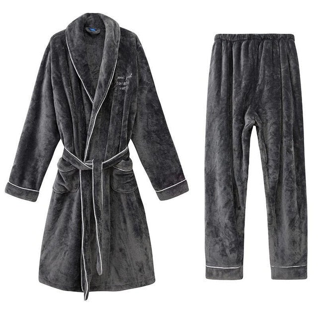 Peignoir Polaire Doux Homme