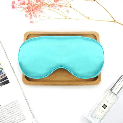 Masque De Nuit Satiné Bleu Clair