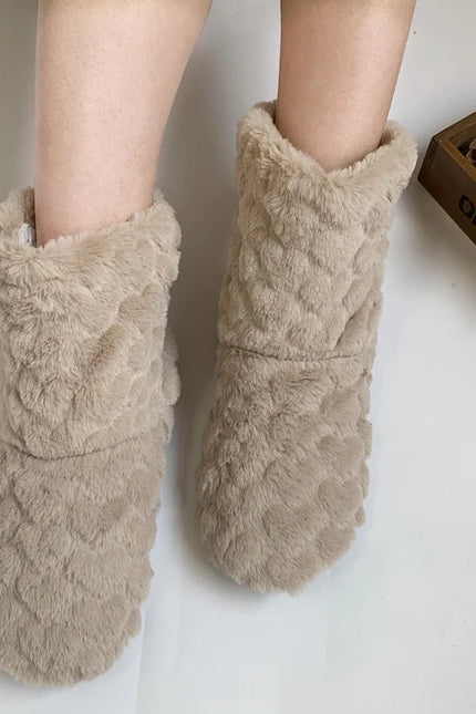 Chaussons Chaussettes Bicolore Gris