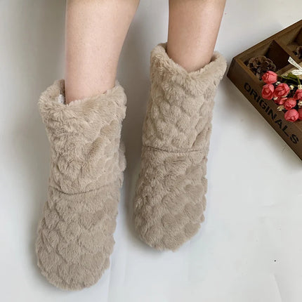 Chaussons Chaussettes Bicolore Gris