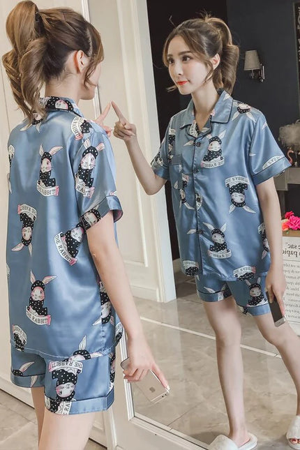 Fantasia Satiini Lyhyt Pyjama