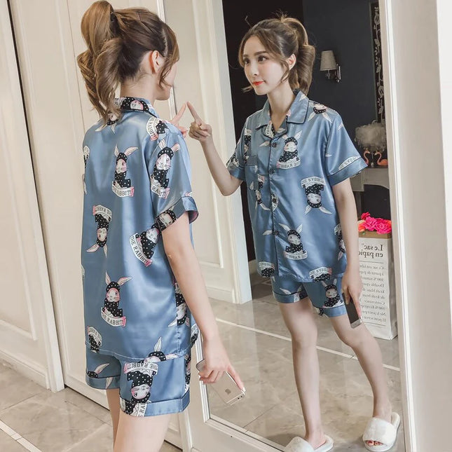 Fantasia Satiini Lyhyt Pyjama