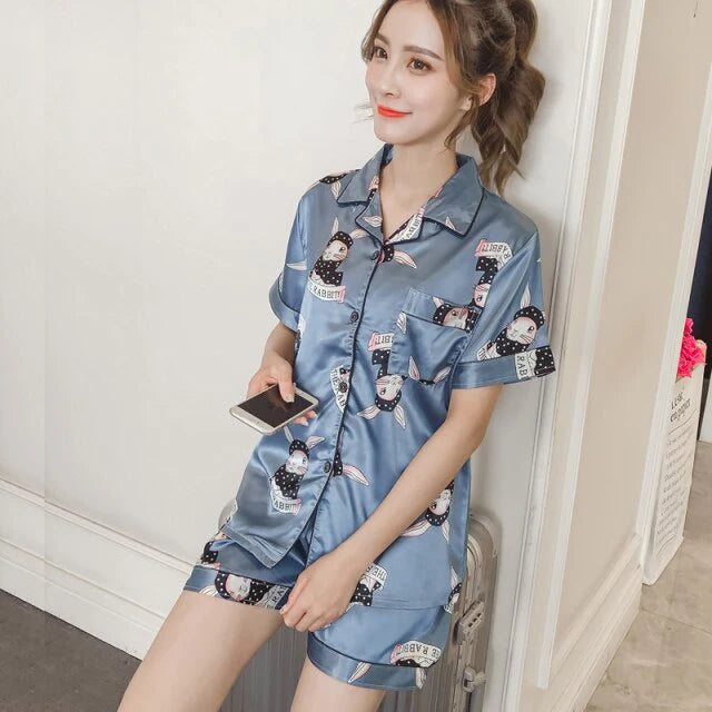 Pyjashort Satin Fantaisie
