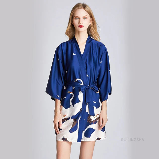 Kimono Bleu electrique