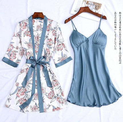 Deshabille et Nuisette Bleu