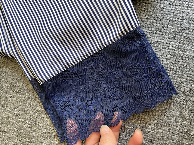 Sininen Pitsi Pyjama