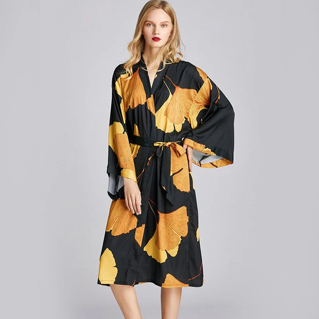 Kimono Long Femme Satin