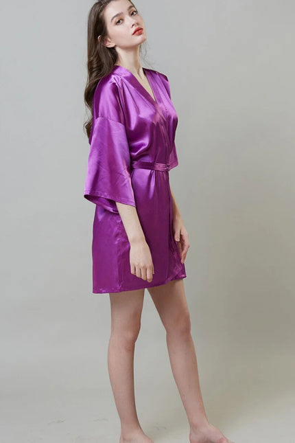 Naisten Violetti Kimono