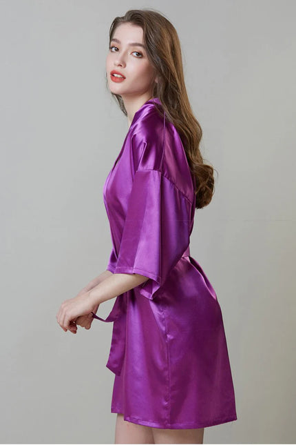 Naisten Violetti Kimono