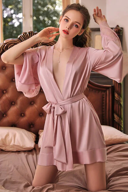 Robe de Chambre Kimono Satin