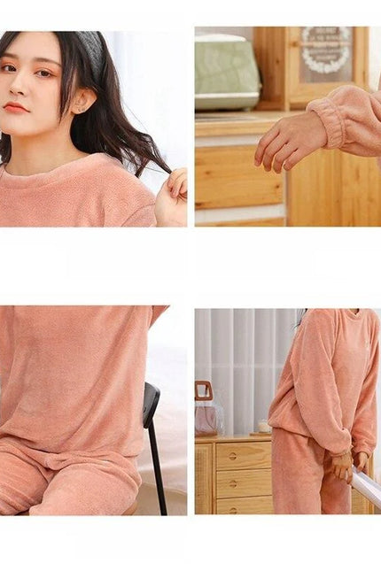 Naisten Aikuisten Fleece Pyjama