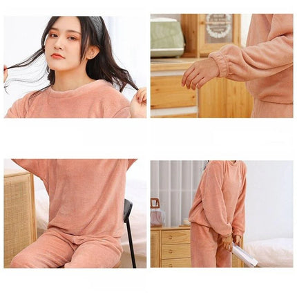 Naisten Aikuisten Fleece Pyjama