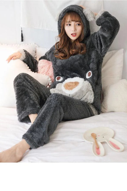 Kokonainen Fleece Pyjama