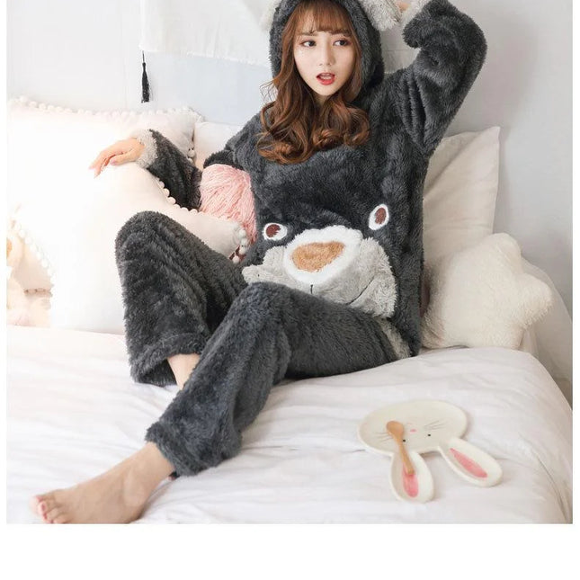 Kokonainen Fleece Pyjama