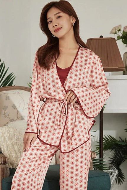 Ensemble Pyjama Kimono Femme