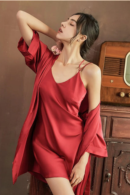 Naisten Satiini Kimono