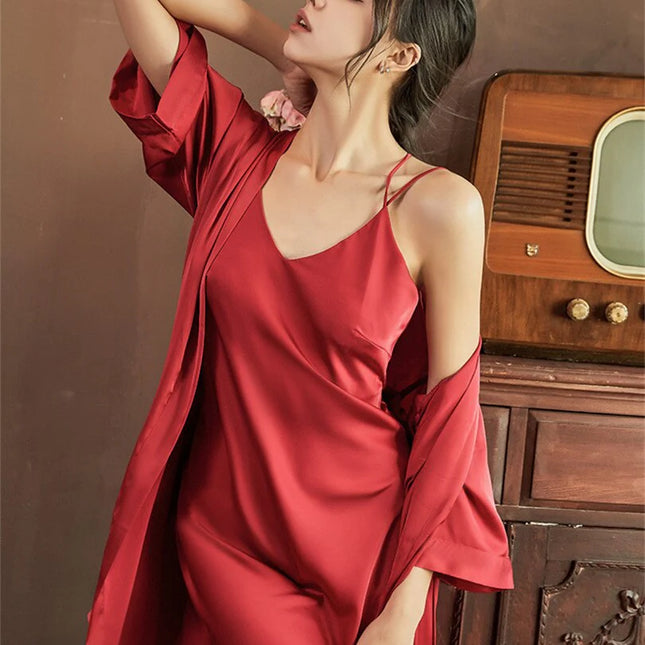Naisten Satiini Kimono
