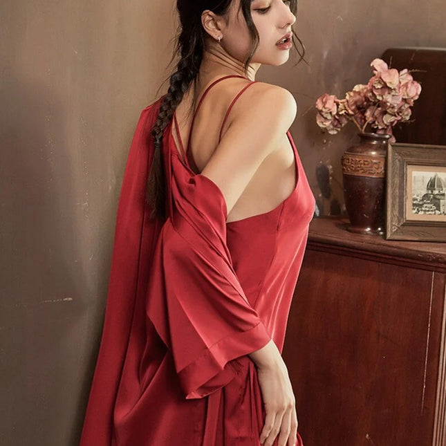 Naisten Satiini Kimono