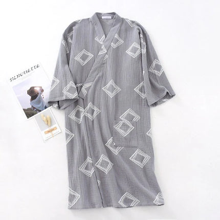 Peignoir Homme En Coton-Peignoir Avenue