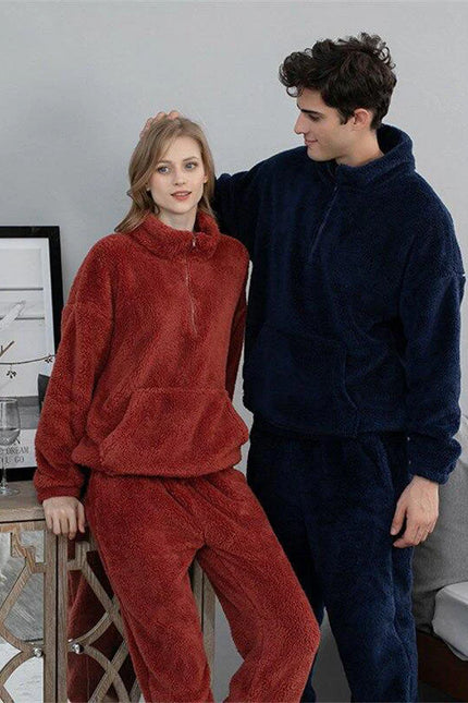 Pariskunta Fleece Pyjama
