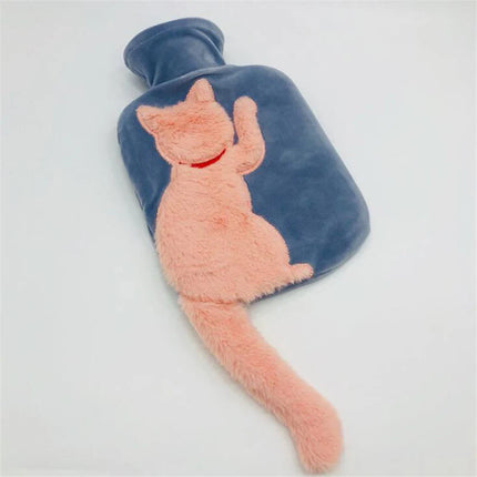 Bouillotte Chat Bleu