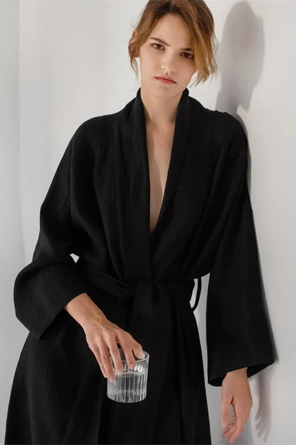 Puuvilla Kimono Kylpytakki