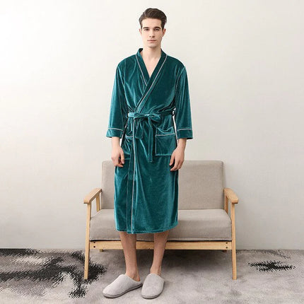 Peignoir De Bain Velours Homme