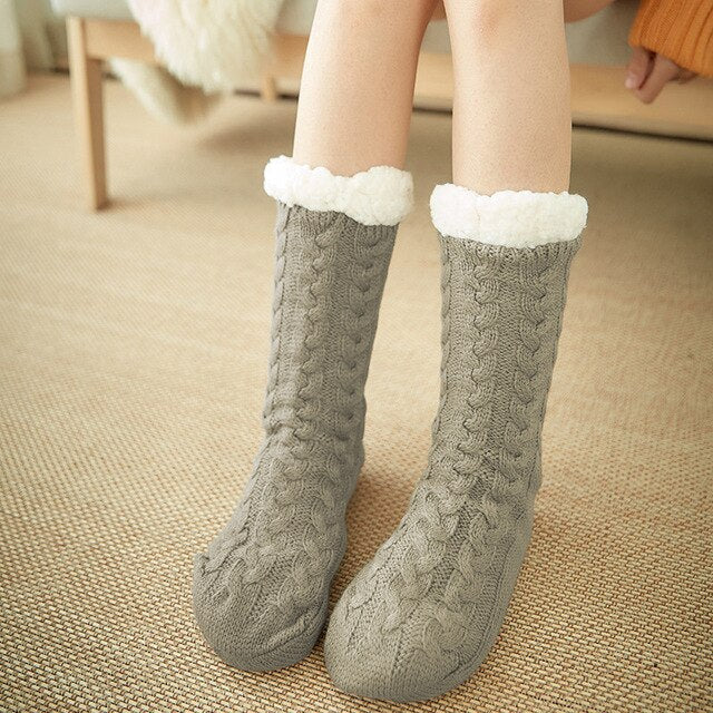 Grosse Chaussette Femme Hiver-Peignoir Avenue